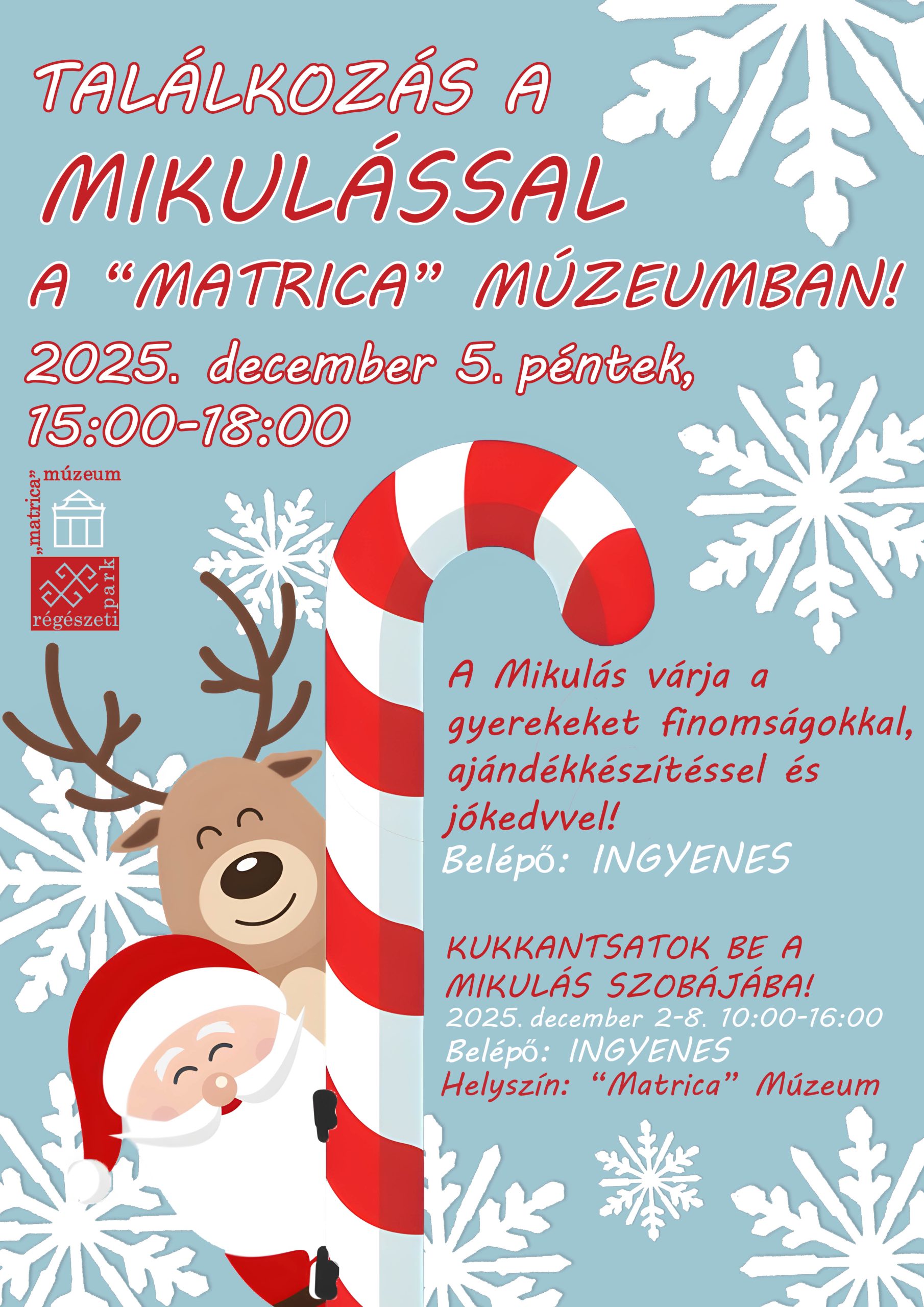 Mikulás a "Matrica" Múzeumban